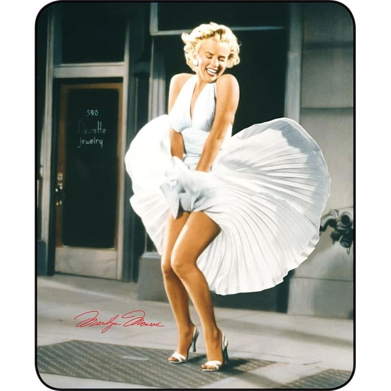 Iconic White Dress Faux Fur Luxury Blanket