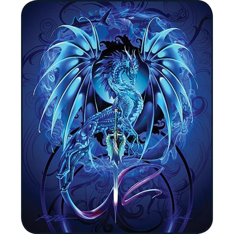 Dragon Sea Blade Faux Fur Luxury Blanket