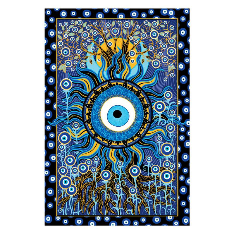 Path of the Spirit - 3D Evil Eye Tapestry