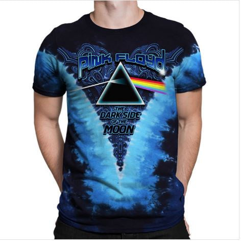 Liquid Blue - Dark Side Of The Moon Tie-Dye T-Shirt