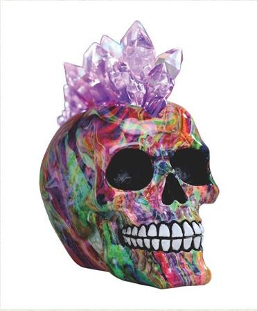 GSC - Punk Rainbow Skull LED Statue