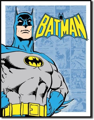 Retro Batman Tin Sign