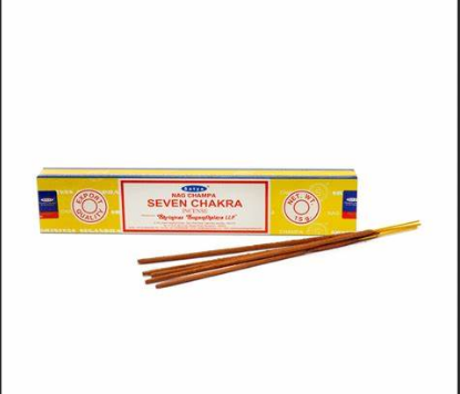 Satya - Nag Champa Seven Chakra Incense Sticks 15grams