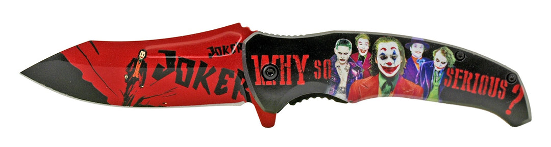 4.75" Joker Folding Knife - Red