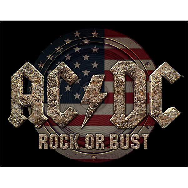 ACDC Rock or Bust Tin Sign