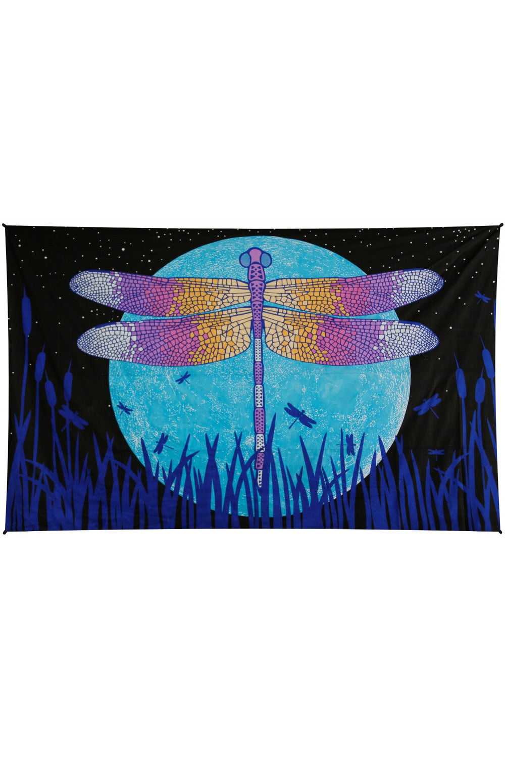 Dragonfly Moon Glow Tapestry 60x90