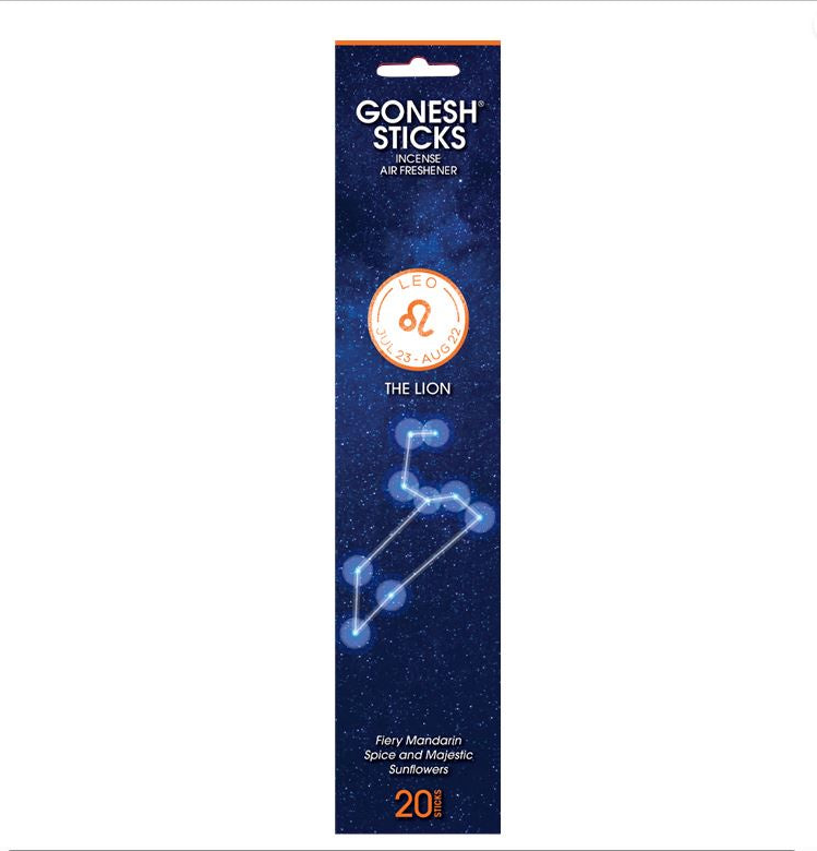 Gonesh - Zodiac Collection "Leo" Incense Sticks 20ct.