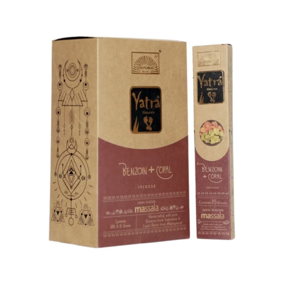 Yatra Natural Incense Sticks - Benzoin + Copal 15g