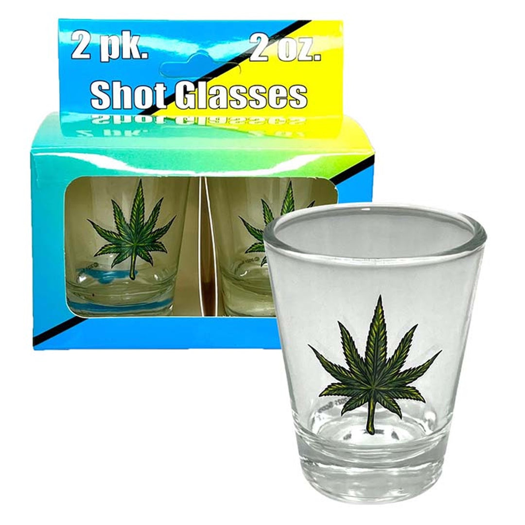 Leaf Shot Glass 2pc Set