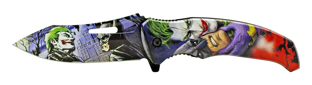 4.75" Batman vs Joker Knife