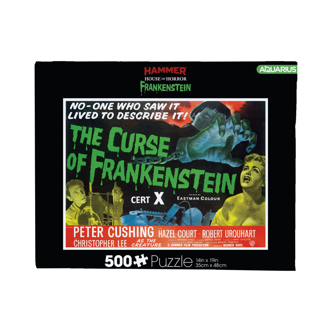 The Curse of Frankenstein 500 Piece Puzzle