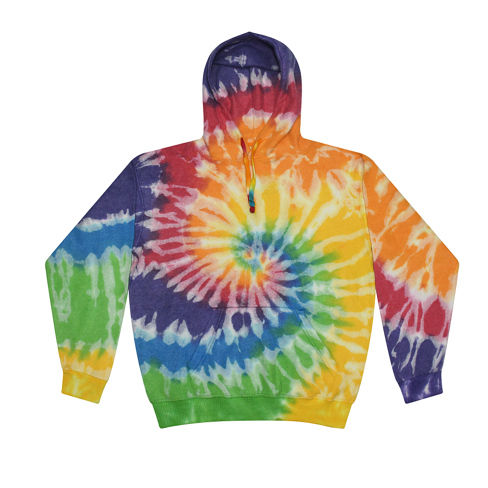 Colortone Tie Dye Cloud Hoodie - Prism