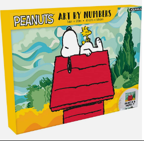 Peanuts Snoopy Chill Art by Numbers