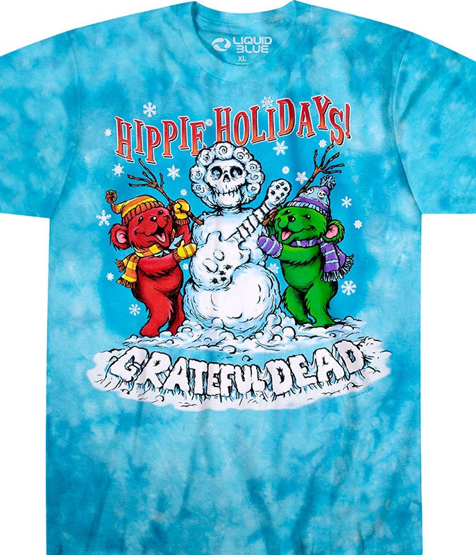 GD Hippie Holidays Tie Dye  T-Shirt