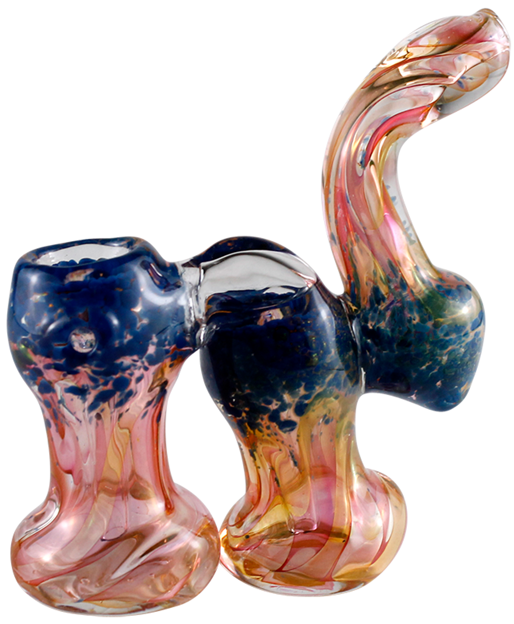 6" Glass Double Chamber Bubbler