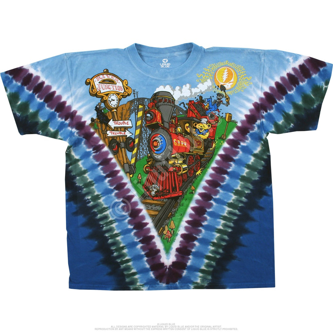 Grateful Dead Casey Jones Tie Dye T-Shirt