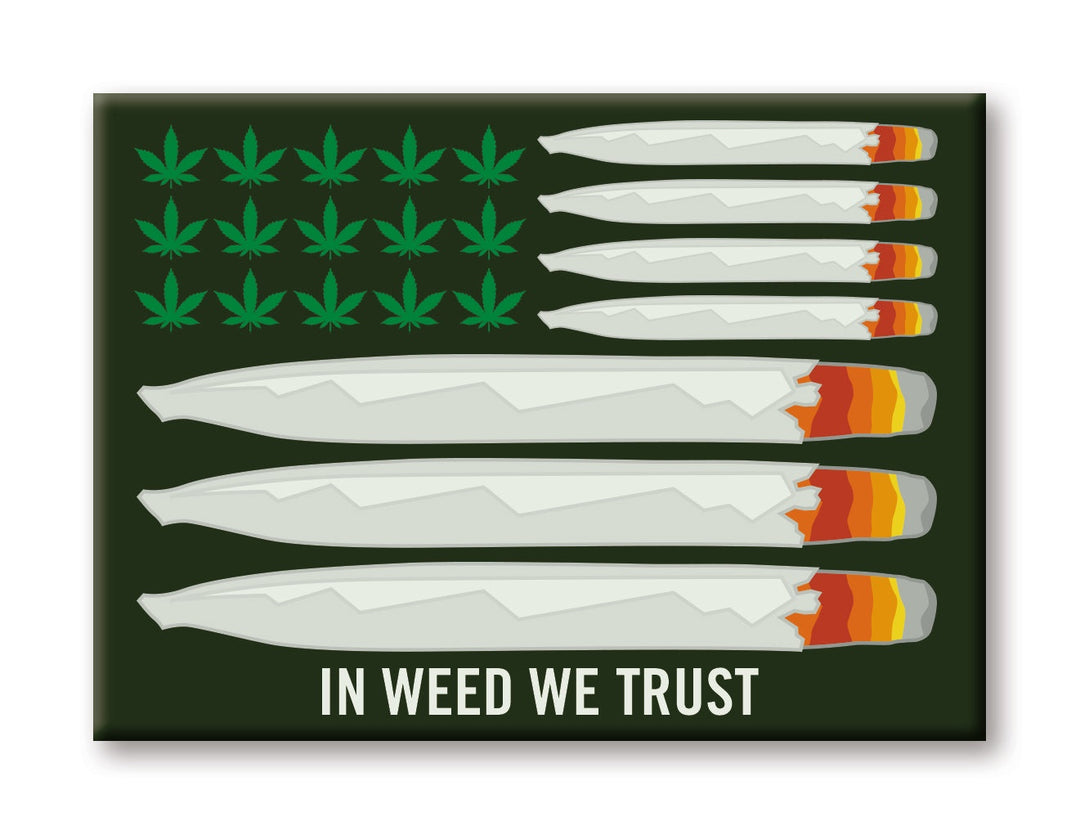 In Weed We Trust Magnet