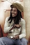 Bob Marley Spliff Roller Poster