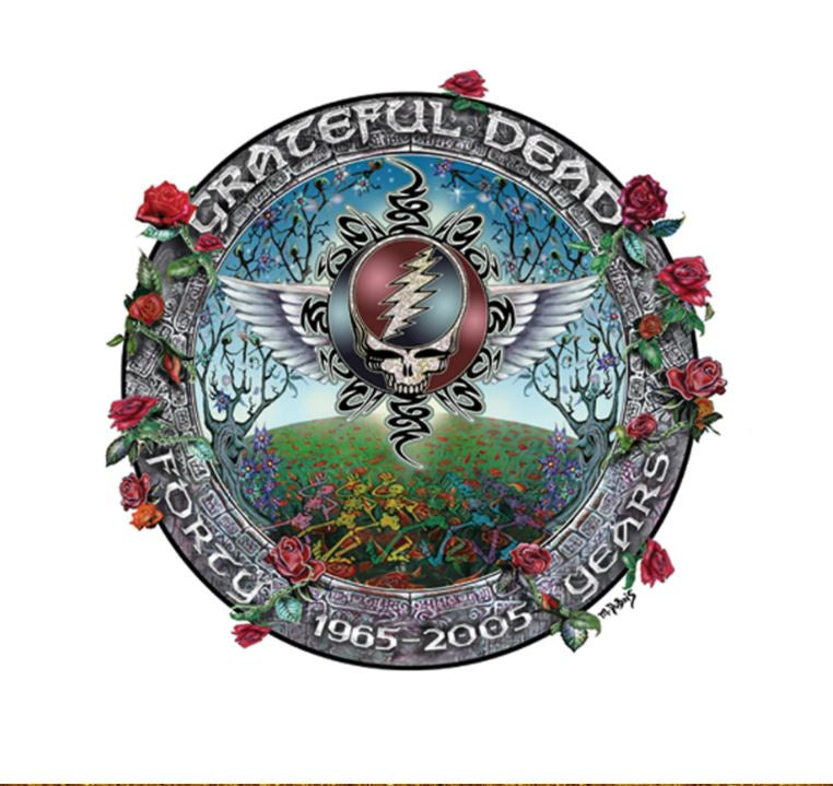 HappyLife - Grateful Dead Aztec 40 Years Sticker