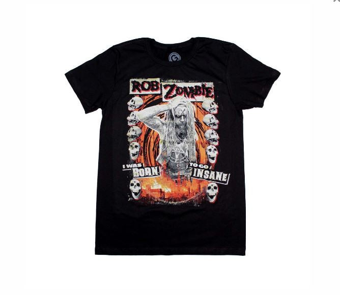 Rock Off - Rob Zombie "Born to Go Insane" T-Shirt