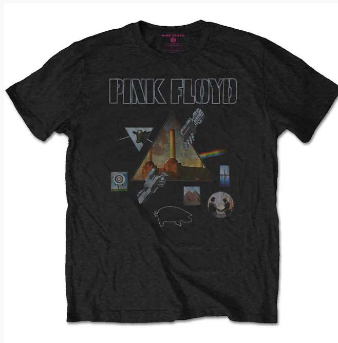 Rock Off - Pink Floyd 'Montage' Unisex T-Shirt