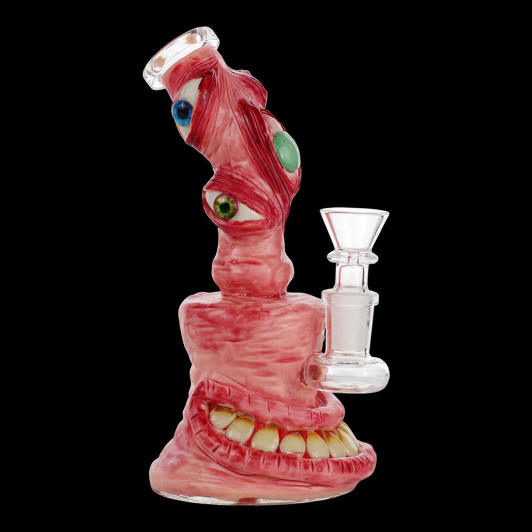7" Glass Water Pipe Zombie Design