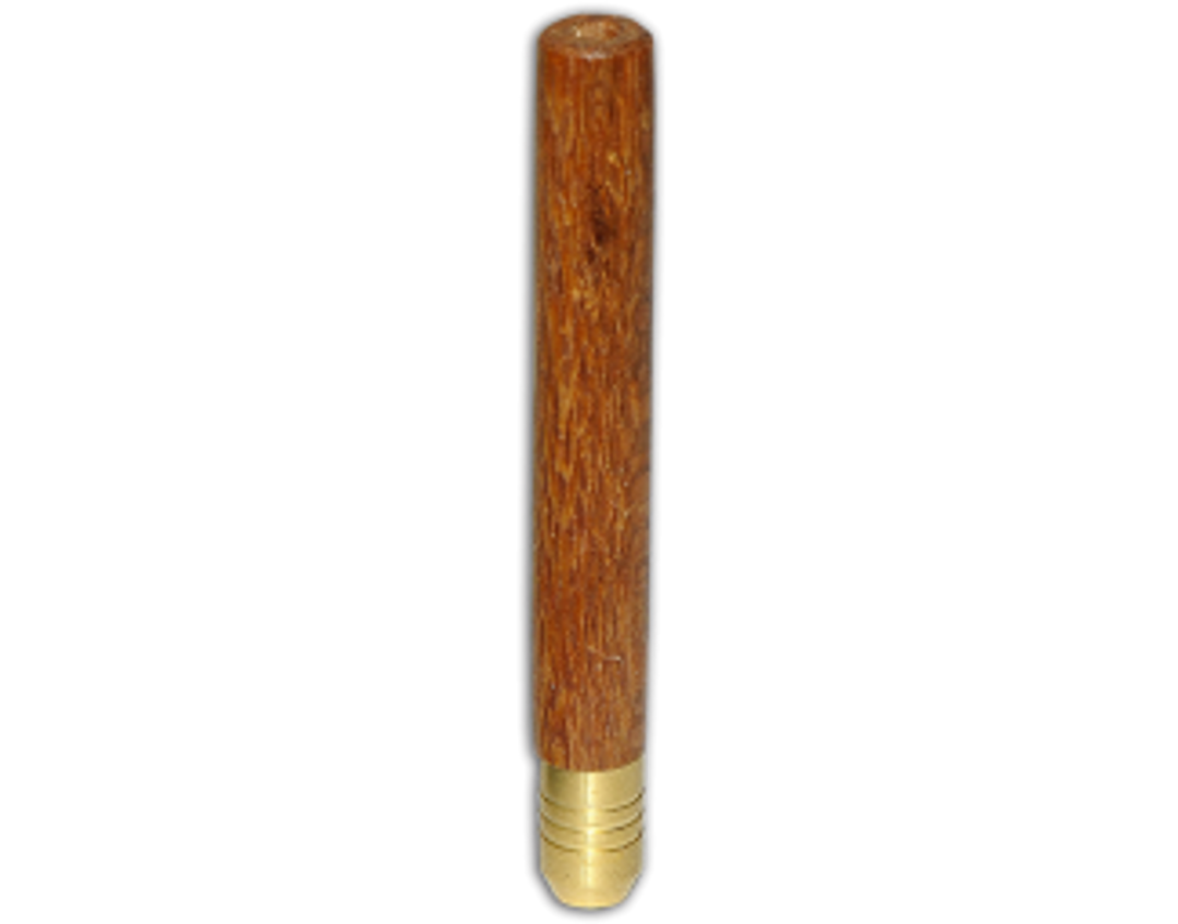 3" Exotic Wood Brass Tip Bat
