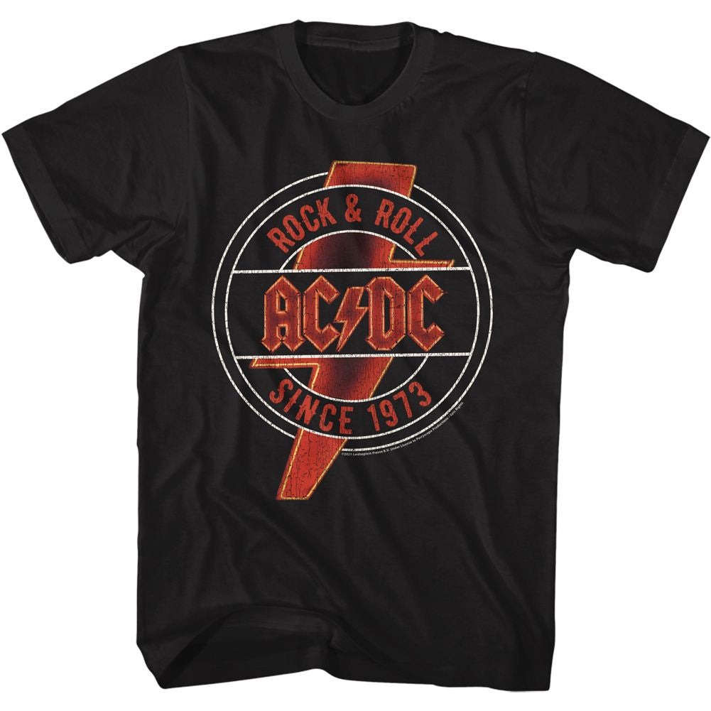 AC/DC Red & Yellow Neon Logo T-Shirt