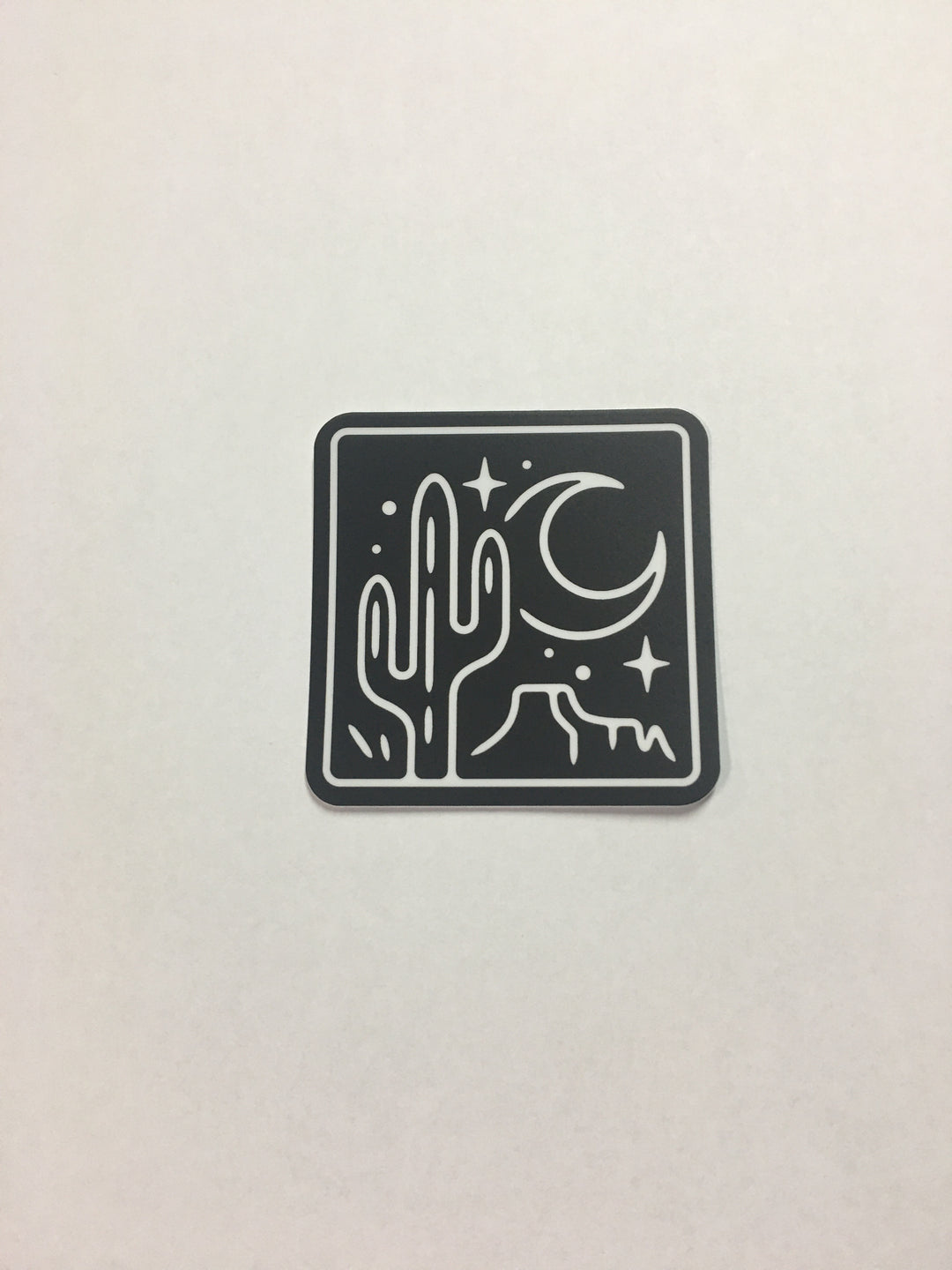 Cactus Desert Scene Sticker - SN