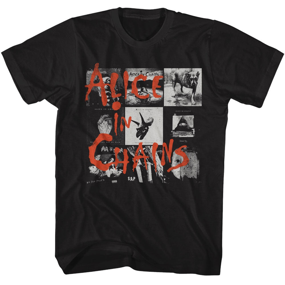 Alice In Chains Album Covers T-Shirt