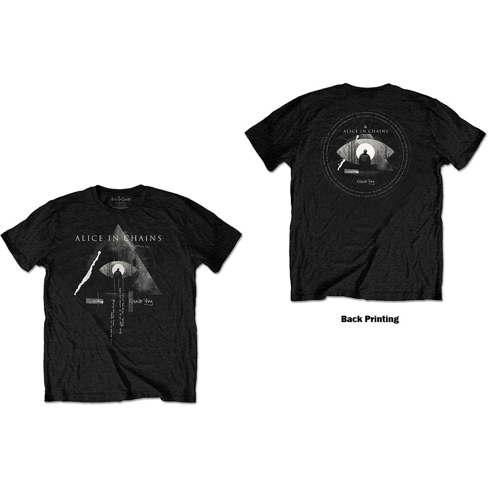 Rock Off - Alice in Chains Fog Mountain Unisex T-Shirt