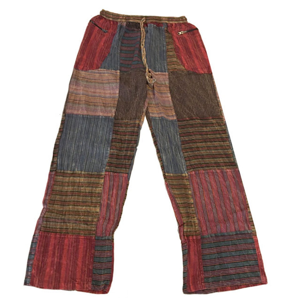 Jayli Imports - WILLIAM Cotton Stonewash Patchwork Pants