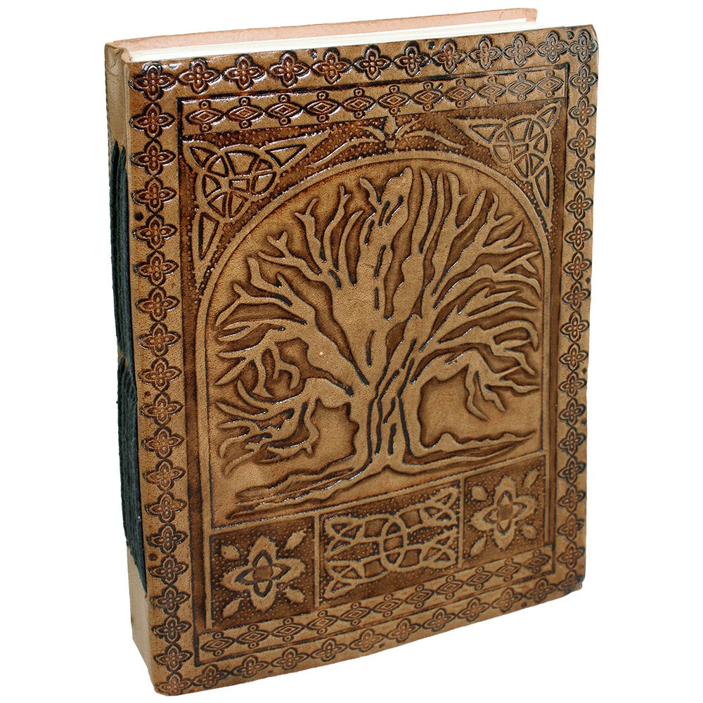 Embossed Tree of Life / Medallion Leather Journal