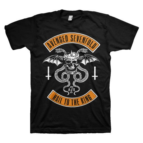 AVENGED SEVENFOLD UNISEX T-SHIRT: HAIL TO THE KING