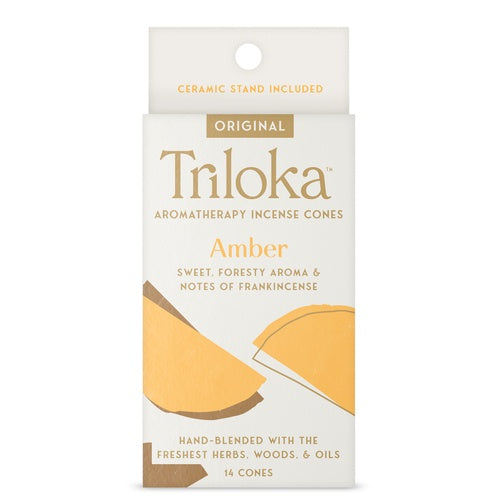 Triloka Amber Incense Cones