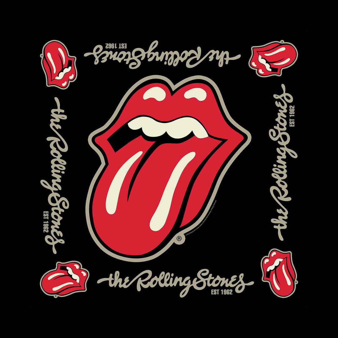 The Rolling Stones Established 1962 Bandana