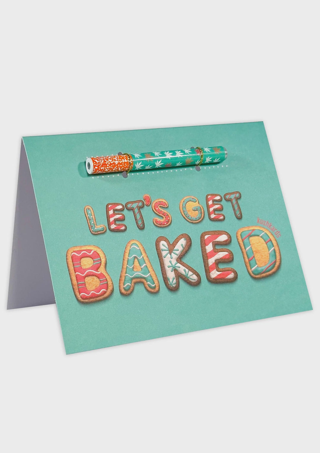 Kush Kards - Let's Get Baked Cannabis Greeting Card