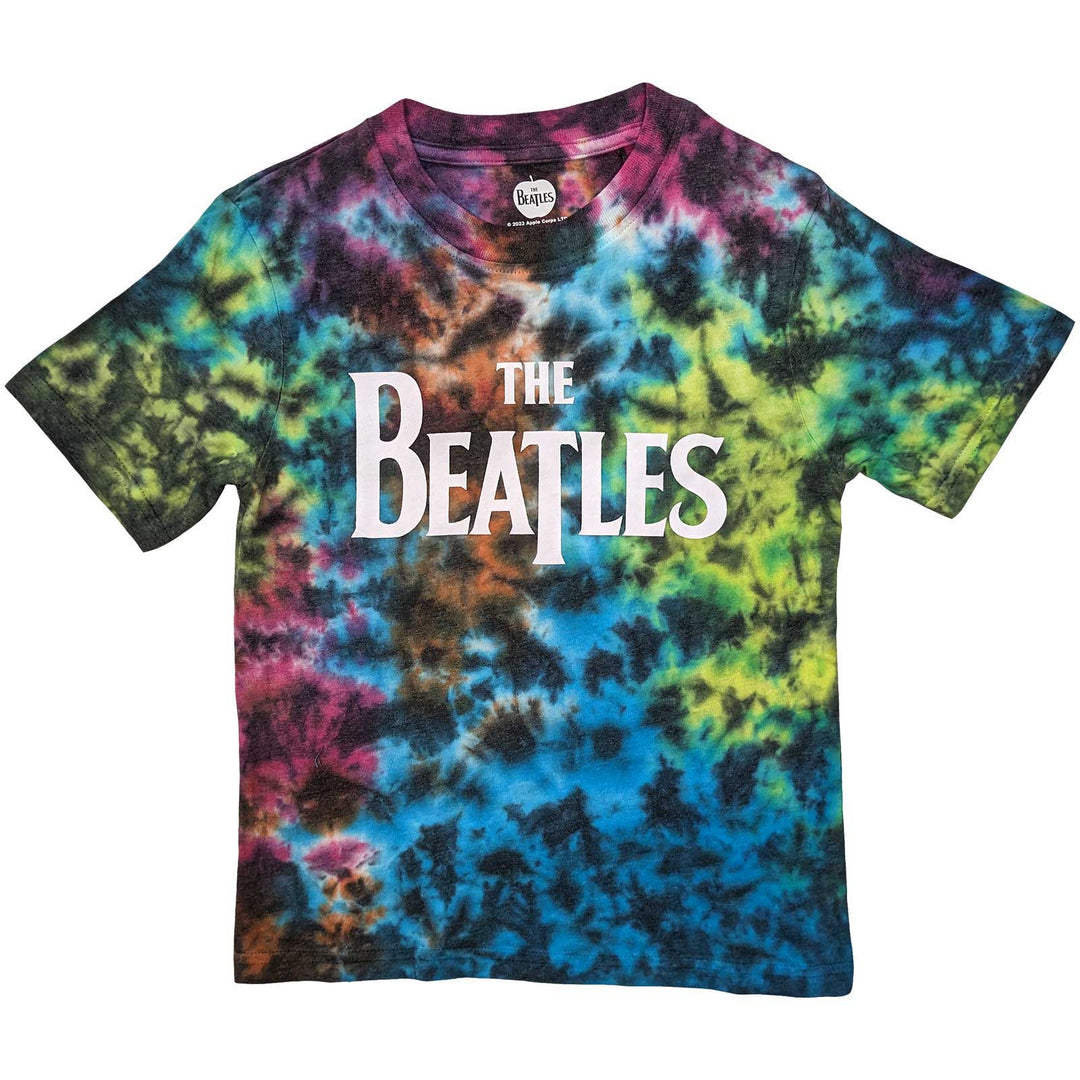THE BEATLES KIDS T-SHIRT: DROP T LOGO (WASH COLLECTION)