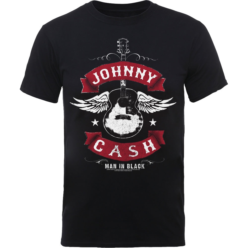 Johnny Cash Winged Guitar T-Shirt (RO)