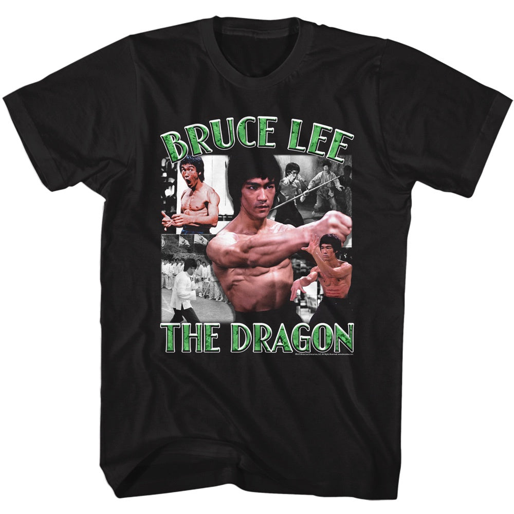 Bruce Lee The Dragon Collage T-Shirt