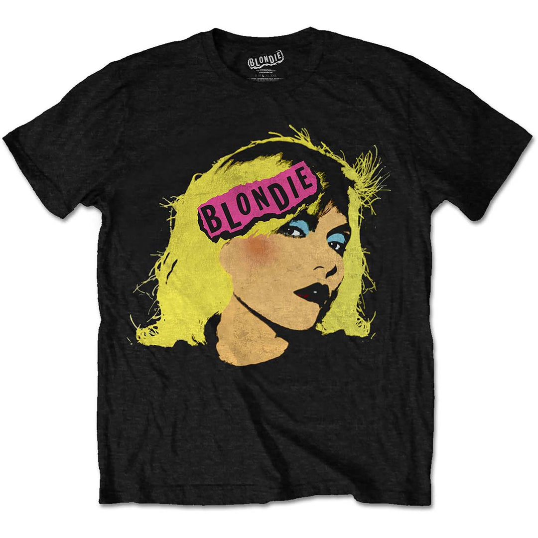BLONDIE UNISEX T-SHIRT: PUNK LOGO