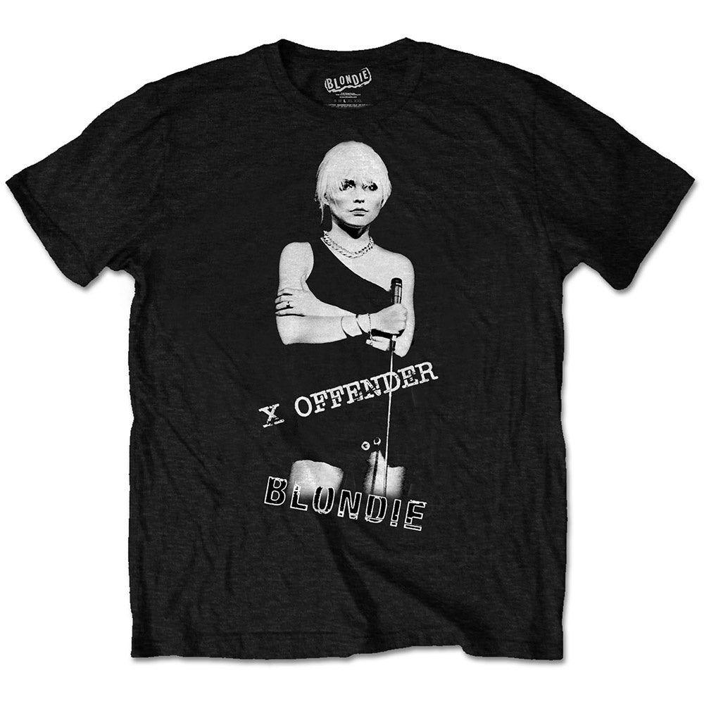 BLONDIE UNISEX T-SHIRT: X OFFENDER