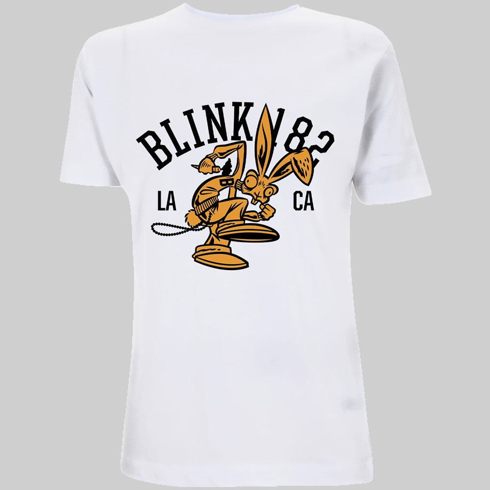 Blink 182 College Mascot White T-Shirt