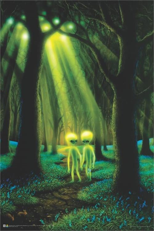Alien Woods Non Flocked Blacklight Poster BL2B15