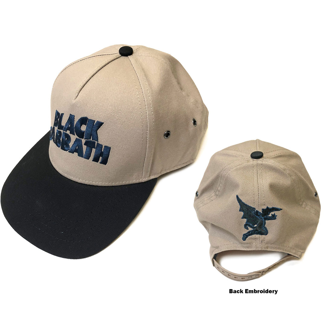 Black Sabbath Unisex Snapback Cap Wavy Logo