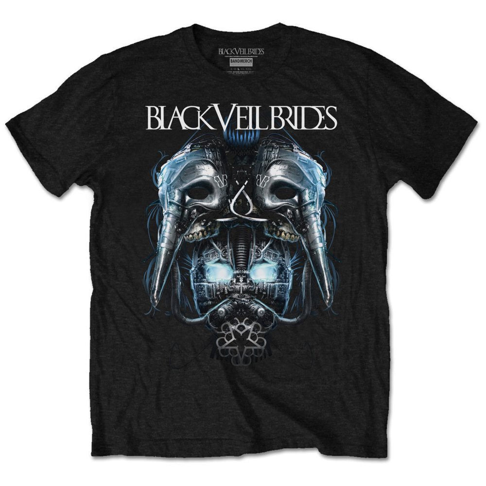 Rock Off - Black Veil Brides "Metal Mask" Black T-Shirt