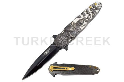 Snake Eye Tactical Spring Assist Knife BW-0153-6