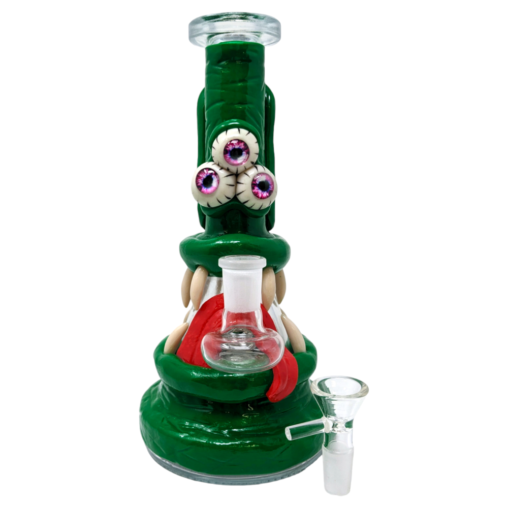 Skygate - 8.5" Creepy Face Art Water Pipe CH-22