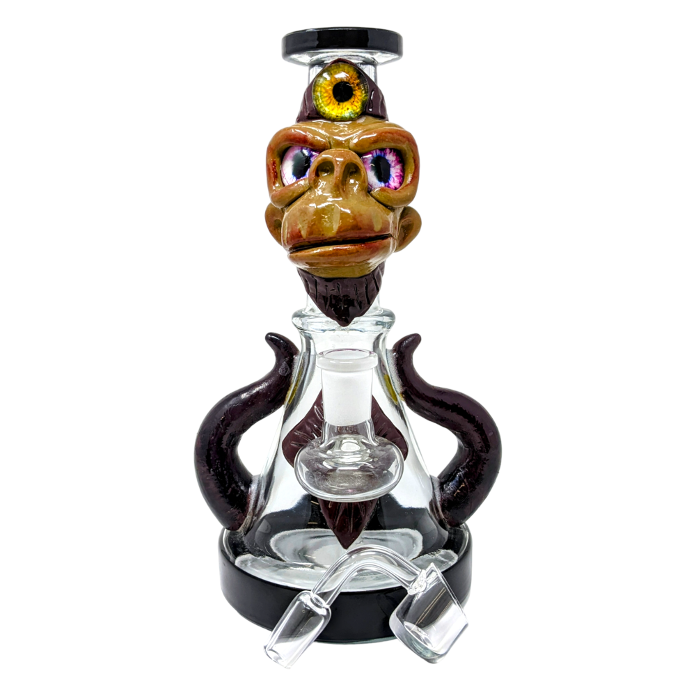 Skygate - 8.5" Creepy Face Art Water Pipe