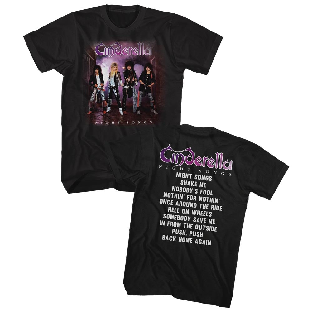 Cinderella Night Songs Album T-Shirt